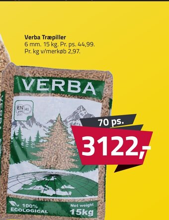 Fleggaard Verba Træpiller tilbud