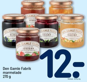 REMA 1000 Den Gamle Fabrik marmelade tilbud