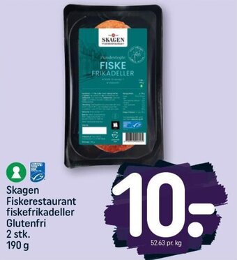 Skagen Fiskerestaurant fiskefrikadeller Glutenfri 2 stk. 190 g