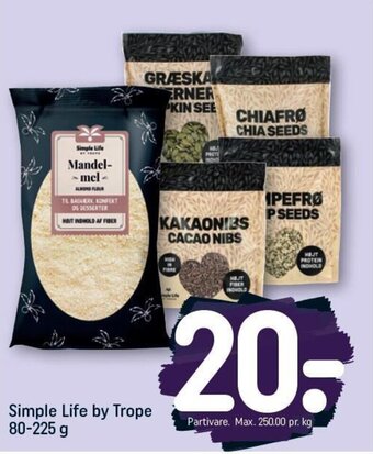 REMA 1000 Simple Life by Trope 80-225 g tilbud