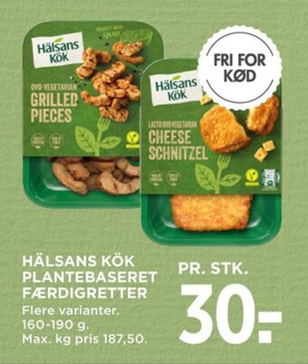 MENY Hälsans kök cheese schnitzel tilbud