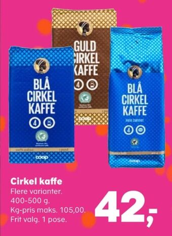 Kvickly Blå kaffebønner tilbud