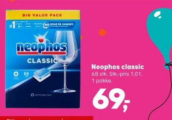 Kvickly Neophos maskinopvask-tabs tilbud