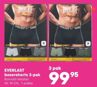 Kvickly Everlast boxershorts tilbud
