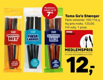 Kvickly Original hit slikstænger tilbud