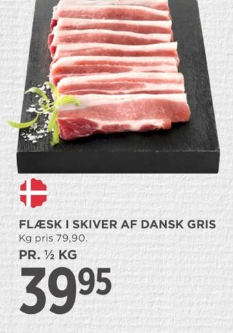 MENY Ukendt flæsk i skiver tilbud