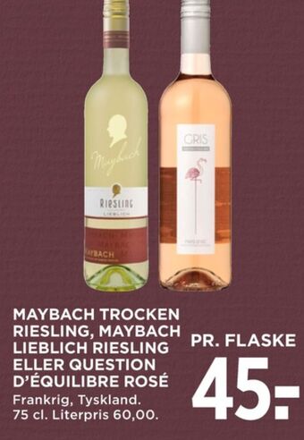 MENY Ukendt fransk rosévin tilbud