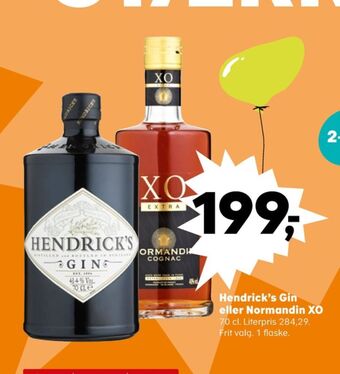 Kvickly Hendricks gin tilbud