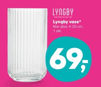 Kvickly Lyngby porcelæn vase tilbud