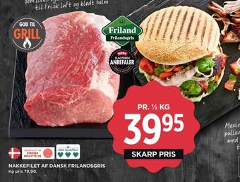 MENY Friland frilandsgris nakkefilet tilbud