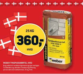 XL-BYG Weber pudsemørtel tilbud