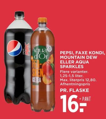 MENY Pepsi max cola tilbud