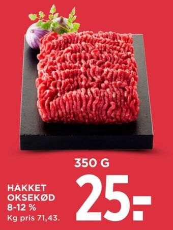 MENY Ukendt hakket oksekød tilbud