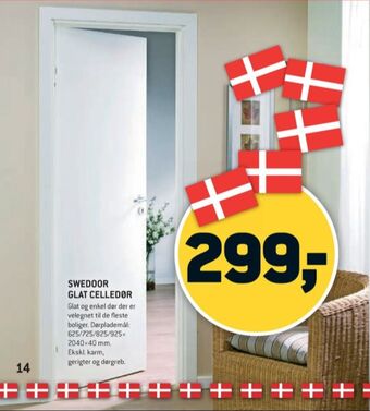 XL-BYG Swedoor dør tilbud