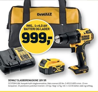 XL-BYG Dewalt slagboremaskine tilbud