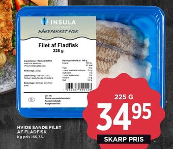 MENY Insula fiskefilet tilbud