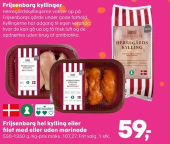 Kvickly Frijsenborg kylling tilbud