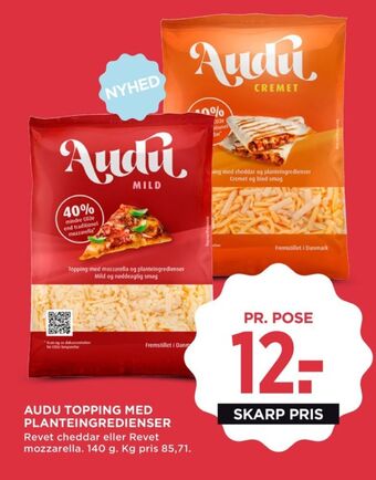MENY Audu revet ost cremet tilbud
