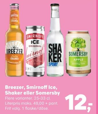 SuperBrugsen Smirnoff ice rtd tilbud