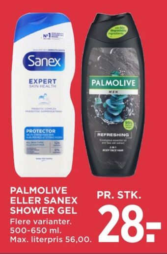MENY Sanex bodyshampoo tilbud