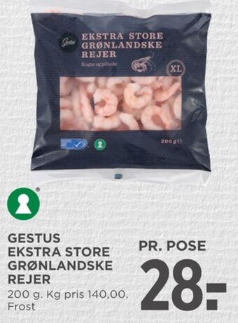 MENY Gestus rejer tilbud