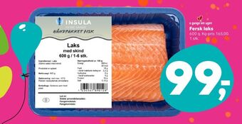 SuperBrugsen Insula laksefilet tilbud