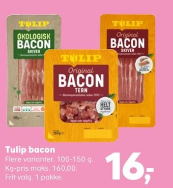 SuperBrugsen Tulip baconskiver tilbud