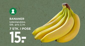 MENY Ukendt bananer tilbud