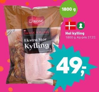 SuperBrugsen Rose kylling tilbud