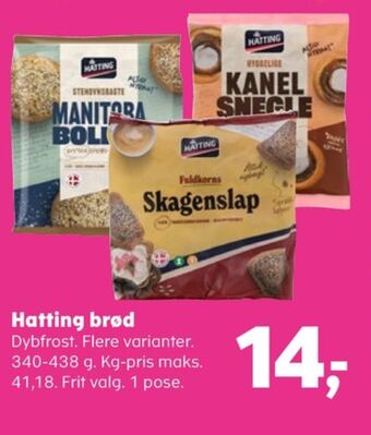 SuperBrugsen Hatting manitobaboller tilbud