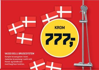 XL-BYG Vasso brusestangsæt tilbud