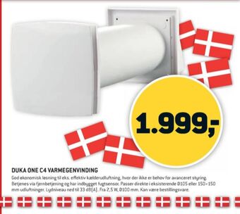 XL-BYG Duka varmegenvinding tilbud