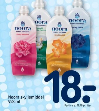 REMA 1000 Noora skyllemiddel 928 ml tilbud