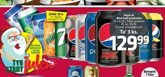 Fleggaard Pepsi el. Blue Keld produkter tilbud