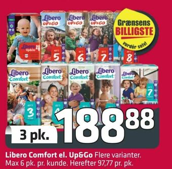 Fleggaard Libero Comfort el. Up&Go tilbud