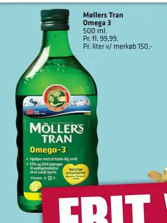 Fleggaard Møllers Tran Omega 3 tilbud