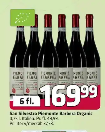 Fleggaard San Silvestro Piemonte Barbera Organic tilbud