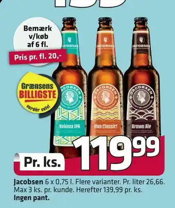Fleggaard Jacobsen Ingen pant tilbud
