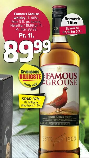 Fleggaard Famous Grouse whisky tilbud