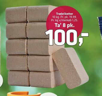 Fleggaard Træbriketter tilbud