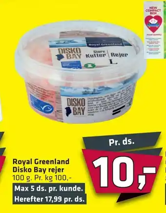 Fleggaard Royal Greenland Disko Bay rejer tilbud