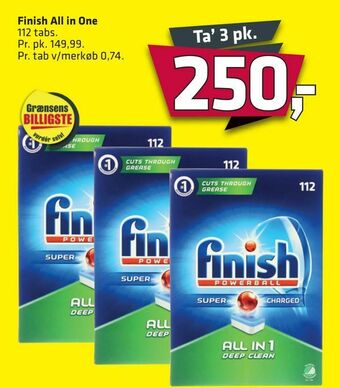 Fleggaard Finish All in One tilbud