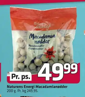 Fleggaard Naturens Energi Macadamianødder tilbud