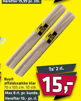 Fleggaard Buyit affaldssække klar tilbud