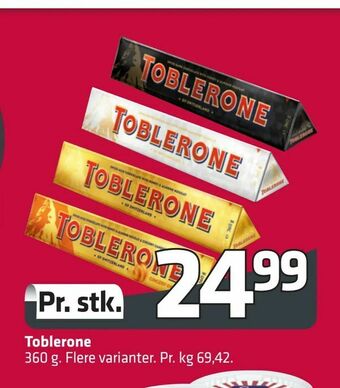 Fleggaard Toblerone tilbud