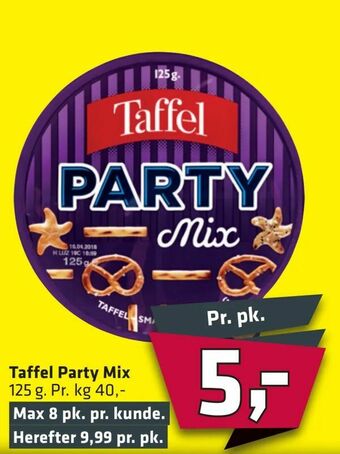 Fleggaard Taffel Party Mix tilbud