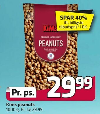Fleggaard Kims peanuts tilbud