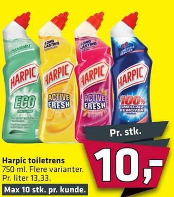 Fleggaard Harpic toiletrens tilbud