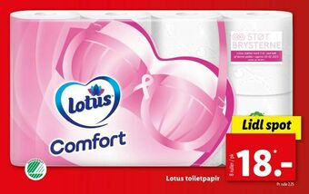 Let-Køb Lotus toiletpapir tilbud