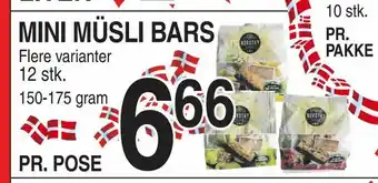 ABC Lavpris Mini müsli bars tilbud